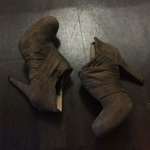 Victor Alfaro Light Brown Suede Booties